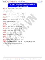 01 cac dang toan trong tam ve so phuc p2 BG 