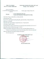 Báo cáo tài chính quý 2 năm 2015 (đã soát xét) - Công ty Cổ phần Đầu tư và Phát triển KSH