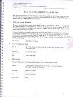Báo cáo tài chính hợp nhất quý 2 năm 2011 (đã soát xét) - Công ty Cổ phần Thương mại Hóc Môn