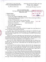 Báo cáo thường niên năm 2015 - CTCP Bến xe Hà Nội