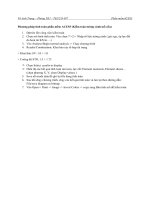 Phương pháp tính toán phần mềm ACES5  trung