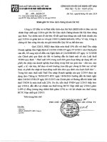 Báo cáo tài chính hợp nhất quý 2 năm 2014 - Công ty Cổ phần Đầu tư và Phát triển giáo dục Hà Nội