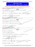 Kỹ thuật sử dụng CASIO ( Thầy Đặng Việt Hùng Moon.vn )