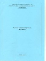 Báo cáo tài chính hợp nhất quý 3 năm 2014 - Công ty cổ phần Vận tải Sản phẩm khí quốc tế