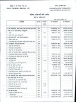 Báo cáo tài chính quý 3 năm 2010 - Công ty Cổ phần Hóa An