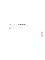 Báo cáo tài chính hợp nhất quý 1 năm 2014 - Công ty cổ phần Đầu tư và Xây dựng HUD3