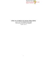 Báo cáo tài chính công ty mẹ quý 2 năm 2015 (đã soát xét) - Công ty Cổ phần Xây dựng Sông Hồng