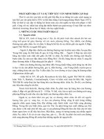 PHÁT KIẾN ĐỊA LÝ VÀ TIẾP XÚC VĂN MINH ĐÔNG  TÂY