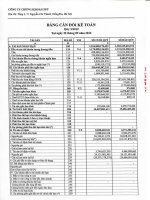 Báo cáo tài chính quý 3 năm 2012 - Công ty Cổ phần Chứng khoán FPT