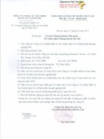 Báo cáo tài chính hợp nhất quý 4 năm 2014 - Công ty Cổ phần Đầu tư Tài chính Quốc tế và Phát triển Doanh nghiệp IDJ