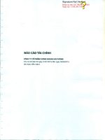 Báo cáo tài chính quý 2 năm 2015 (đã soát xét) - Công ty Cổ phần Chứng khoán Hải Phòng