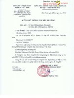 Nghị quyết Đại hội cổ đông thường niên - Công ty Cổ phần Tập đoàn Dabaco Việt Nam