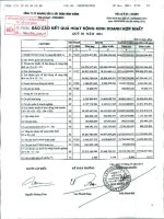 Báo cáo KQKD hợp nhất quý 3 năm 2011 - Công ty Cổ phần Khoáng sản và Xây dựng Bình Dương