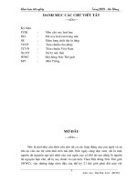 Nghiên cứu, đề xuất dây chuyền xử lý nước thải của quy trình làm sạch bề mặt kim loại tại nhà máy nội thất kim loại shinec 