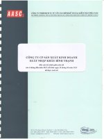 Báo cáo tài chính công ty mẹ quý 2 năm 2015 (đã soát xét) - Công ty Cổ phần Sản xuất Kinh doanh Xuất nhập khẩu Bình Thạnh
