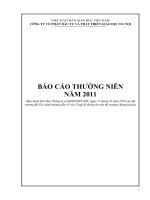 Báo cáo thường niên năm 2011 - Công ty Cổ phần Đầu tư và Phát triển giáo dục Hà Nội