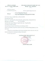 Báo cáo tài chính quý 4 năm 2015 - Công ty Cổ phần Đầu tư và Phát triển KSH