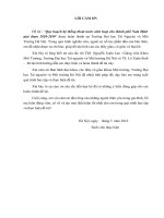 Quy hoạch hệ thống thoát nước sinh hoạt cho thành phố Nam Định giai đoạn 20202030