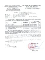 Báo cáo tài chính quý 2 năm 2014 - Công ty Cổ phần Xi măng Vicem Hải Vân