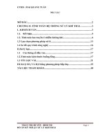 Đồ án xử lý khí thải: biện pháp xử lý khí thải cho các ngành công nghiệp