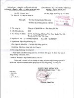 Nghị quyết Hội đồng Quản trị - Công ty Cổ phần Đầu tư - Xây dựng Hà Nội