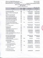 Báo cáo tài chính công ty mẹ quý 1 năm 2016 - Công ty Cổ phần Nông dược H.A.I