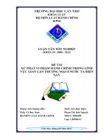 Xử phạt vi phạm hành chính trong lĩnh vực gian lận thương mại ở nước ta