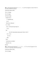 Một số chương trình thường gặp trong lập trình Visual Basic 6.0