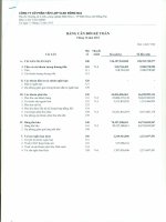 Báo cáo tài chính quý 4 năm 2013 - Công ty Cổ phần Tấm lợp Vật liệu xây dựng Đồng Nai