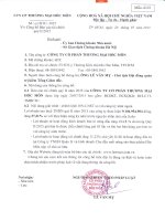 Báo cáo tài chính công ty mẹ quý 2 năm 2015 - Công ty Cổ phần Thương mại Hóc Môn