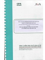 Báo cáo tài chính công ty mẹ quý 2 năm 2015 (đã soát xét) - Công ty Cổ phần Nông dược H.A.I