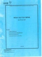 Báo cáo tài chính quý 2 năm 2015 - CTCP Chứng khoán Hùng Vương