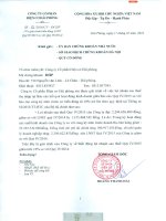 Báo cáo tài chính công ty mẹ quý 4 năm 2015 - Công ty Cổ phần Điện Cơ Hải Phòng