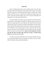 Khóa luận tốt nghiệp Nâng cao chất lượng dịch vụ khách hàng đối với nhóm sản phẩm rượu, bánh kẹo tại Công ty cổ phần Hoàng Giang  đại học thương mại  9 điểm