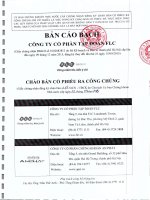 Bản cáo bạch năm 2016 - Công ty cổ phần Tập đoàn FLC