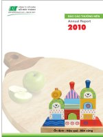 Báo cáo thường niên năm 2010 - Công ty Cổ phần Chế biến Gỗ Đức Thành