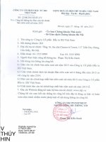Báo cáo tài chính hợp nhất quý 2 năm 2015 (đã soát xét) - Công ty Cổ phần Đầu tư Tài chính Quốc tế và Phát triển Doanh nghiệp IDJ