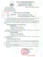 Báo cáo tài chính quý 2 năm 2014 (đã soát xét) - Công ty Cổ phần Đông Hải Bến Tre