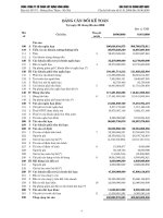 Báo cáo tài chính quý 2 năm 2009 - Công ty Cổ phần Xây dựng Sông Hồng