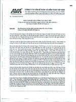 Báo cáo KQKD hợp nhất quý 2 năm 2011 (đã soát xét) - Công ty Cổ phần Chế biến Gỗ Thuận An
