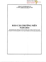 Báo cáo thường niên năm 2014 - Công ty Cổ phần Đầu tư và Phát triển giáo dục Hà Nội