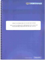 Báo cáo tài chính công ty mẹ quý 2 năm 2014 (đã soát xét) - Công ty Cổ phần Đầu tư và Xây dựng HUD1
