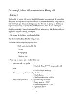 Đề cương kỹ thuật kiểm soát ô nhiễm không khí