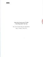 Báo cáo tài chính công ty mẹ năm 2015 (đã kiểm toán) - Ngân hàng Thương mại Cổ phần Xuất nhập khẩu Việt Nam