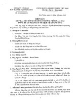 Nghị quyết Đại hội cổ đông thường niên năm 2013 - Công ty Cổ phần Đầu tư Dịch vụ Hoàng Huy