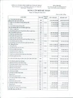 Báo cáo tài chính quý 3 năm 2012 - Công ty Cổ phần Phát triển Hạ tầng Kỹ thuật