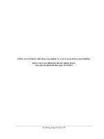 Báo cáo tài chính năm 2013 (đã kiểm toán) - Công ty Cổ phần Thương mại Dịch vụ Vận tải Xi măng Hải Phòng