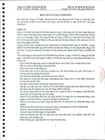 Báo cáo tài chính công ty mẹ quý 2 năm 2011 (đã soát xét) - Công ty Cổ phần Tập đoàn Hà Đô