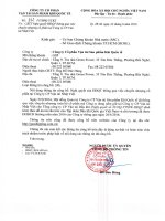 Nghị quyết Hội đồng Quản trị - Công ty cổ phần Vận tải Sản phẩm khí quốc tế