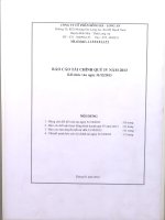 Báo cáo tài chính quý 4 năm 2013 - Công ty Cổ phần Hồng Hà Long An